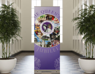 Roll Up
Expo sur le jubilé de la reine Roll Up